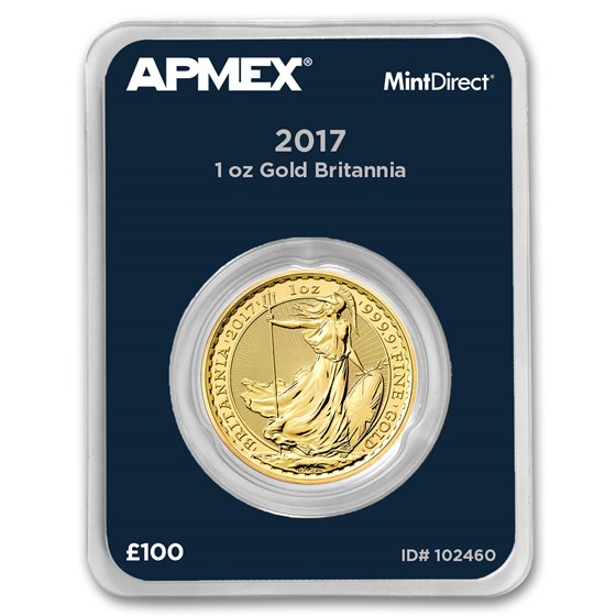 2017 Great Britain 1 oz Gold Britannia (MintDirect® Single) 2017 Great Britain 1 oz Gold Britannia (MintDirect® Single)